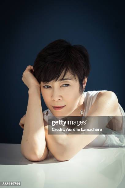 Actress Shinobu Terajima is photographed for Self Assignment on May 20, 2017 in Cannes, France.