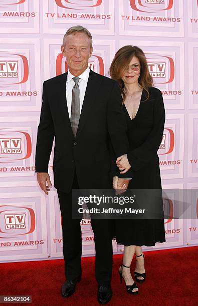 Actor Ted Shackelford and Annette Wolfe arrive at the 2009 TV Land Awards at the Gibson Amphitheatre on April 19, 2009 in Universal City, California.