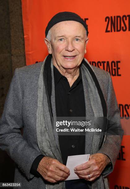 Terrence McNally attends the Off-Broadway Opening Night performance of the Second Stage Production on 'Torch Song' on October 19, 2017 at Tony Kiser...