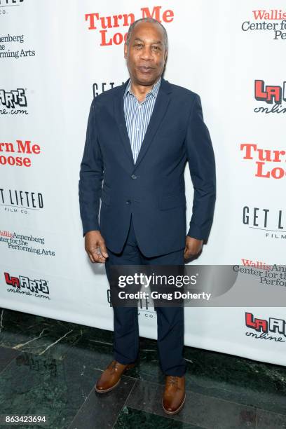 Actor Joe Morton attends "Turn Me Loose" at Wallis Annenberg Center for the Performing Arts on October 19, 2017 in Beverly Hills, California.