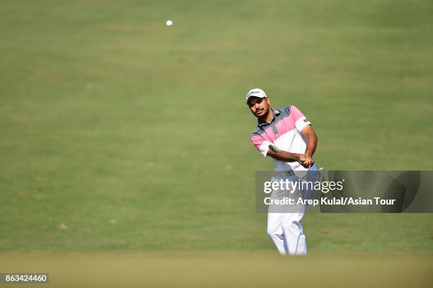 Gaganjeet Bhullar of India pictured during round two of the Macao Open 2017 at Macau Golf and Country Club on October 20, 2017 in Macau, Macau.