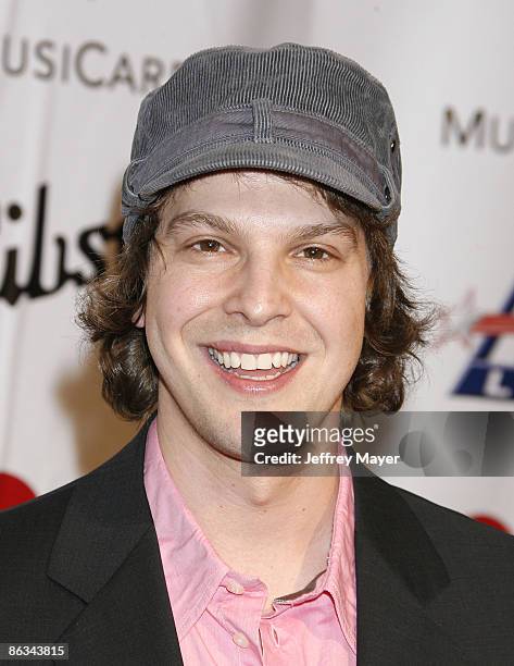 Singer Gavin DeGraw arrive at the 2008 MusiCares Person of the Year gala honoring Aretha Franklin held at the Los Angeles Convention Center on...