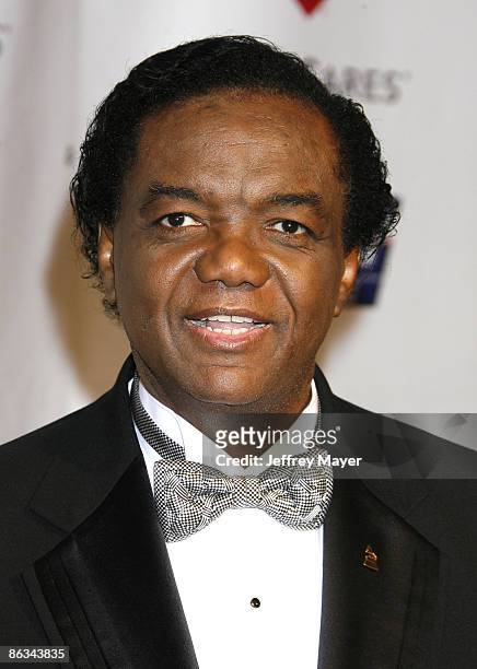 Songwriter Lamont Dozier arrives at the 2008 MusiCares Person of the Year gala honoring Aretha Franklin held at the Los Angeles Convention Center on...