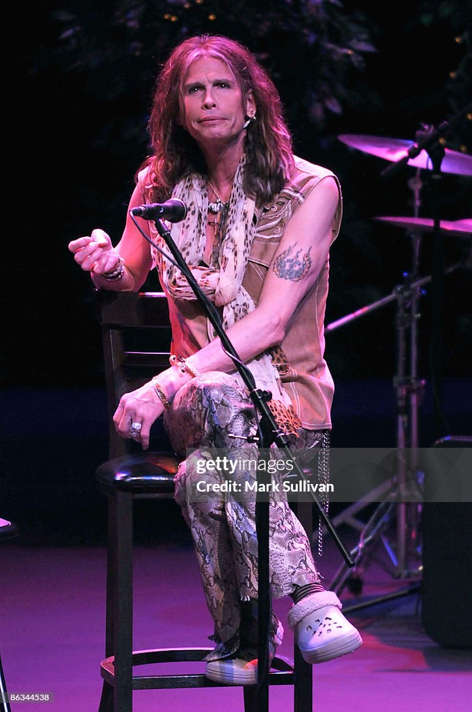 Rock `n` Roll Fantasy Camp - Steven Tyler Visits Campers