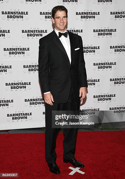 Eli Manning attends the Barnstable Brown Party Celebrating The 135th Kentucky Derby at Barnstable Brown House on May 1, 2009 in Louisville, Kentucky.