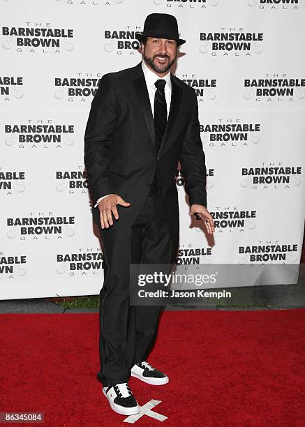 Joey Fatone attends the Barnstable Brown Party Celebrating The 135th Kentucky Derby at Barnstable Brown House on May 1, 2009 in Louisville, Kentucky.