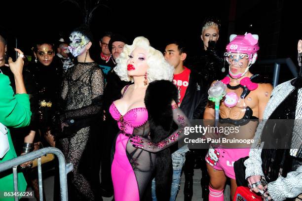 Amanda Lepore attends NewFest 2017 Opening Night - Susanne Bartsch: On Top at SVA Theatre on October 19, 2017 in New York City.