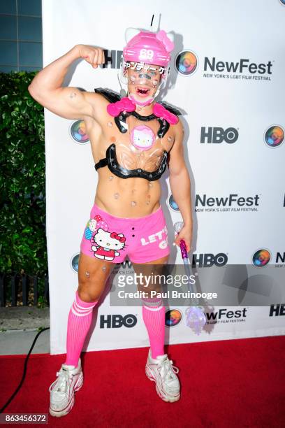 Candy Ken attends NewFest 2017 Opening Night - Susanne Bartsch: On Top at SVA Theatre on October 19, 2017 in New York City.