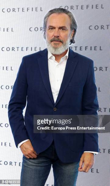 Actor Jose Coronado attends the 'Algo que compartir' campaign presentation at Mr. Fox studio on October 19, 2017 in Madrid, Spain.