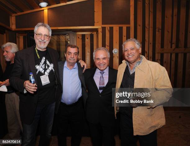 Frank Filipetti, David Spinozza, Charles Calello and Tony Bongiovi attends the Tony Bongiovi Receives American Master Award From Berklee College Of...