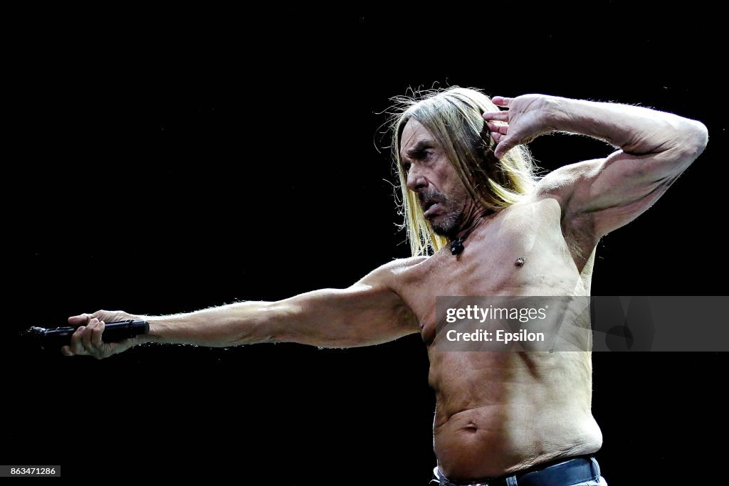 Concert Of Singer Iggy Pop In Moscow