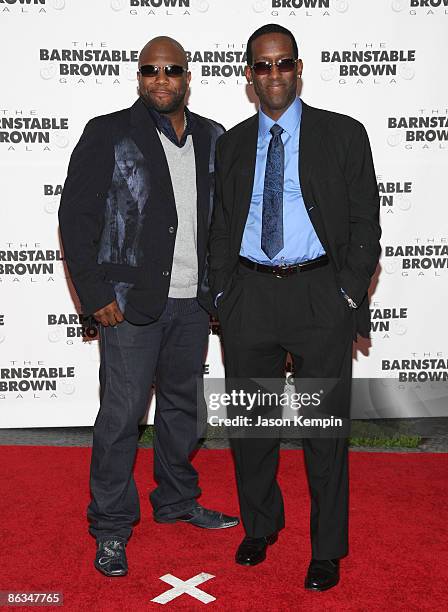 Boyz II Men attends the Barnstable Brown Party Celebrating The 135th Kentucky Derby at Barnstable Brown House on May 1, 2009 in Louisville, Kentucky.