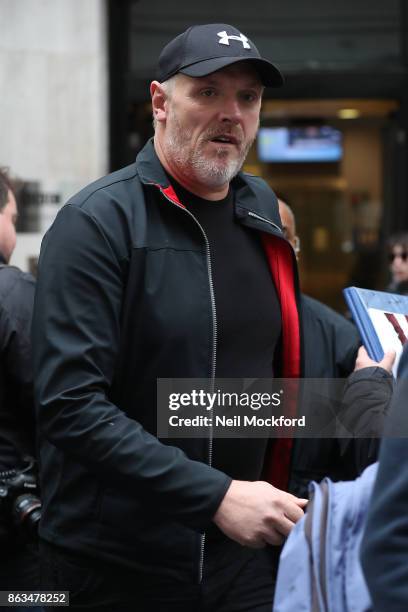 Greg Davies at BBC Radio 2 on October 20, 2017 in London, England.