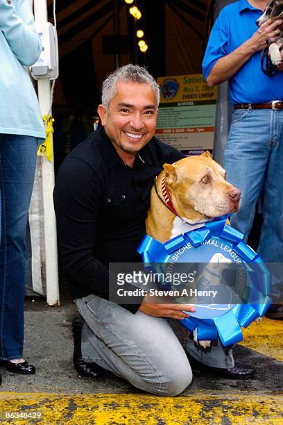 Cesar Millan attends the North Shore Animal League America's Global Adoption Extravaganza on May 2, 2009 in Port Washington, New York.