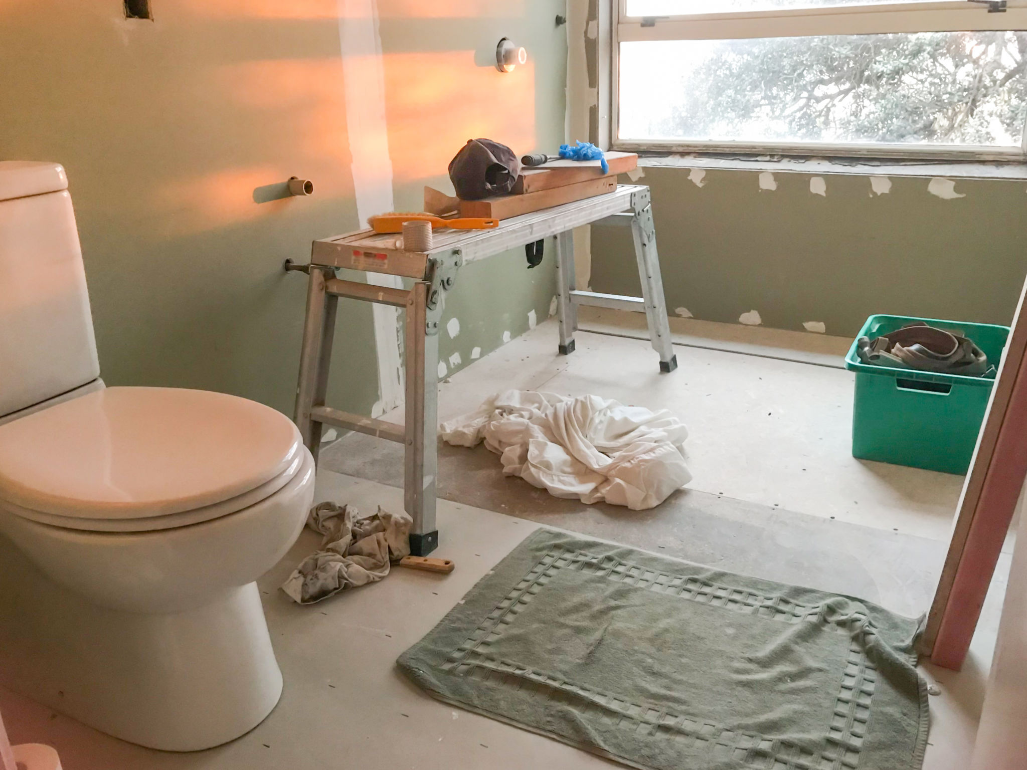 DIY bathroom remodel