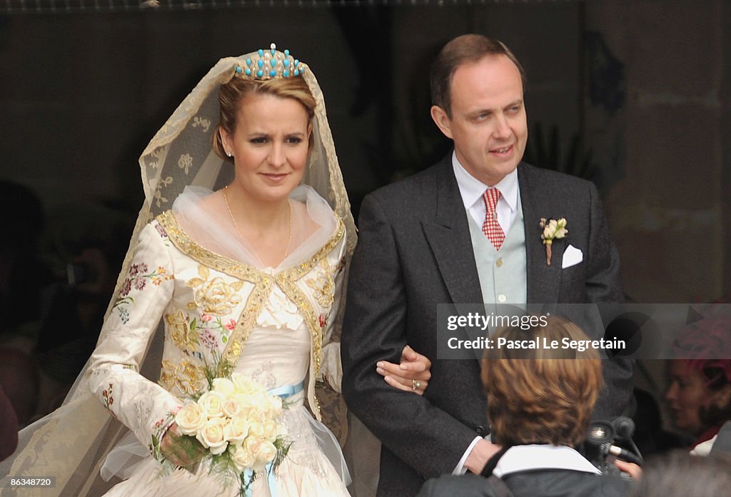 Duc de Vendome and Philomena de Tornos Celebrate Wedding in Senlis