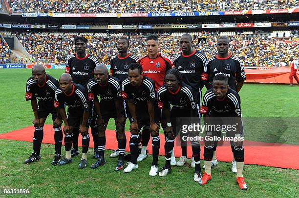 Pirates team photo during the Absa Premiership match between Orlando Pirates and Kaizer Chiefs from Coca Cola Park on May 2, 2009 in Johannesburg,...