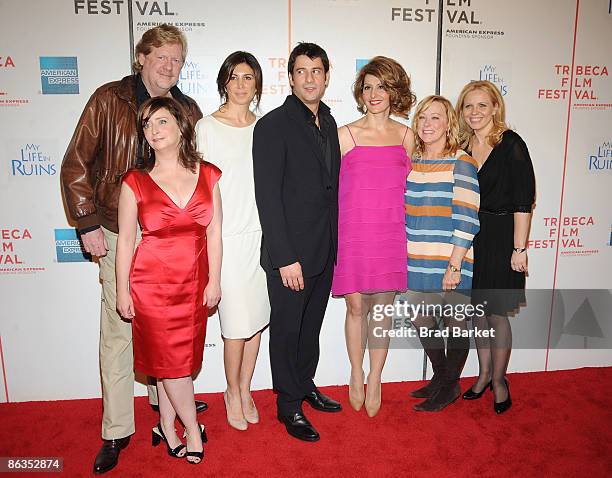 Director Donald Petrie, actor Rachel Dratch, producer Nathalie Marciano, Alexis Georgoulis, Nia Vardalos, Fox Searchlight CEO Nancy Utley, and...