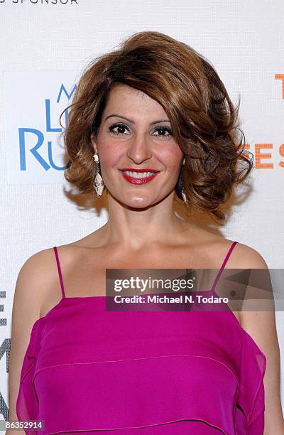 Nia Vardalos attends the 8th Annual Tribeca Film Festival "My Life in Ruins" premiere at the BMCC/Tribeca Performing Arts Center on May 2, 2009 in...