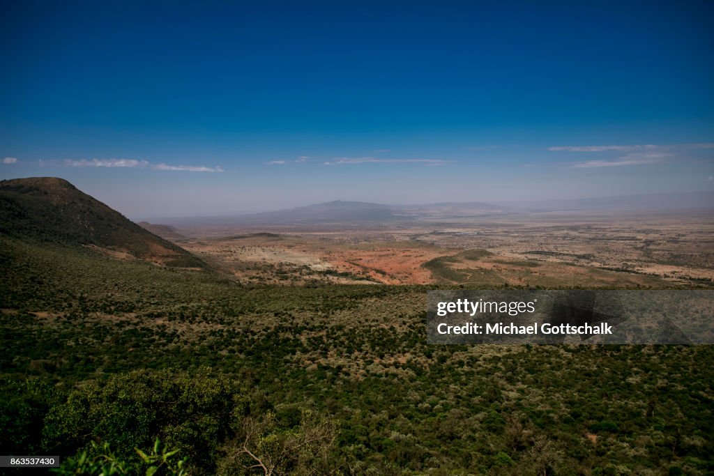 North Rift Phot Great Rift Valley View Point next to Nairobi on October 08, 2017 in ...