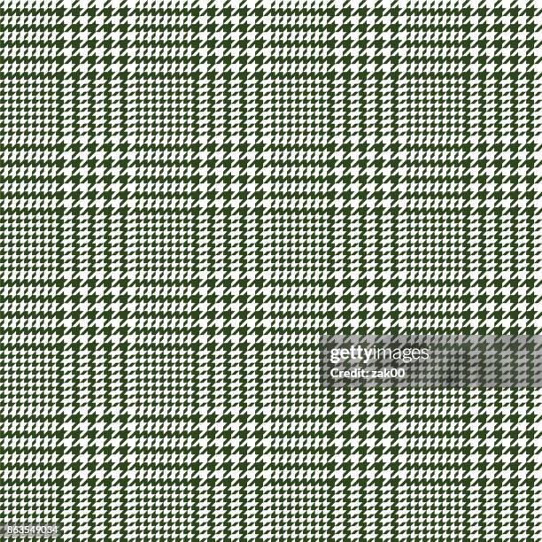 houndstooth seamless pattern - tweed pattern stock illustrations