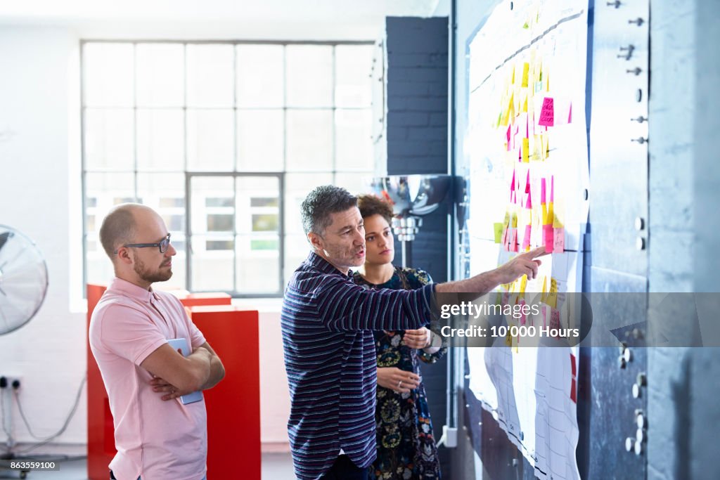 People working in creative studio