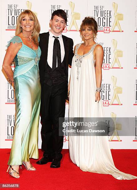 Judges and hosts of So You Think You Can Dance Australia, Bonnie Lythgoe, Matt Lee and Natalie Bassingthwaighte arrive for the 51st TV Week Logie...