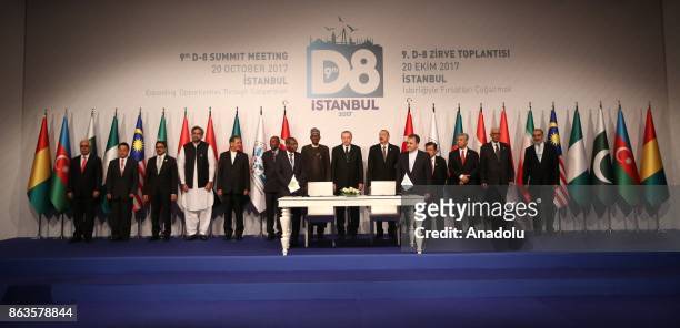 President of Turkey Recep Tayyip Erdogan , President of Azerbaijan Ilham Aliyev , President of Nigeria Muhammed Buhari , President of Guinea Alpha...