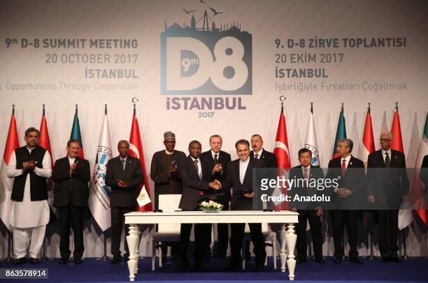 President of Turkey Recep Tayyip Erdogan , President of Azerbaijan Ilham Aliyev , President of Nigeria Muhammed Buhari , President of Guinea Alpha...