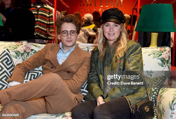 Luke Edward Hall and Marissa Montgomery attend the opening of the new Bicester Village, and the launch of the British Collective at Bicester Village...