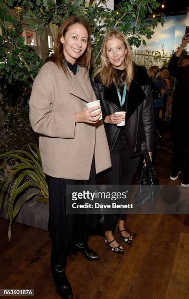 Caroline Rush and guest at the opening of the new Bicester Village, and the launch of the British Collective at Bicester Village on October 20, 2017...