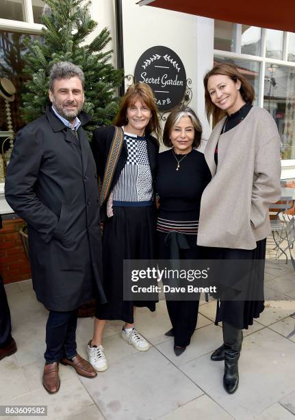 Trevor Pickett, Victoria Stapleton, Desiree Bollier and Caroline Rush at the opening of the new Bicester Village, and the launch of the British...