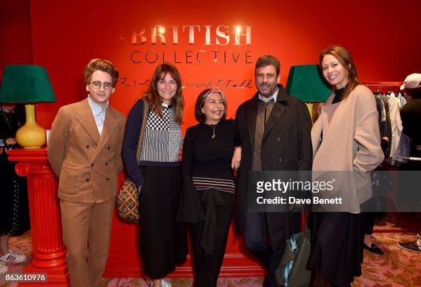 Luke Edward Hall, Victoria Stapleton, Desiree Bollier, Trevor Pickett and Caroline Rush at the opening of the new Bicester Village, and the launch of...