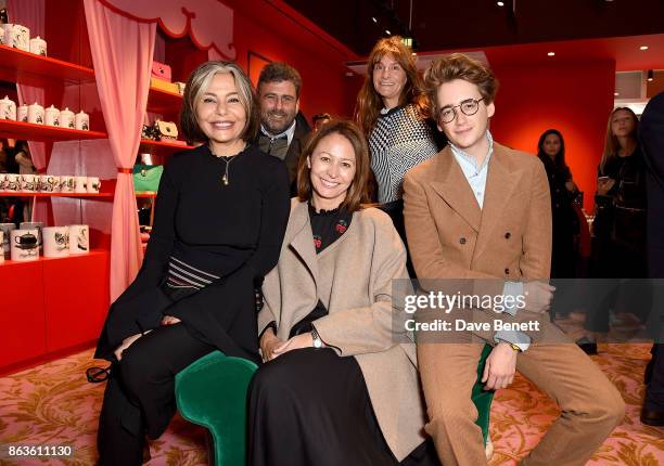 Desiree Bollier, Trevor Pickett, Caroline Rush, Victoria Stapleton and Luke Edward Hall at the opening of the new Bicester Village, and the launch of...