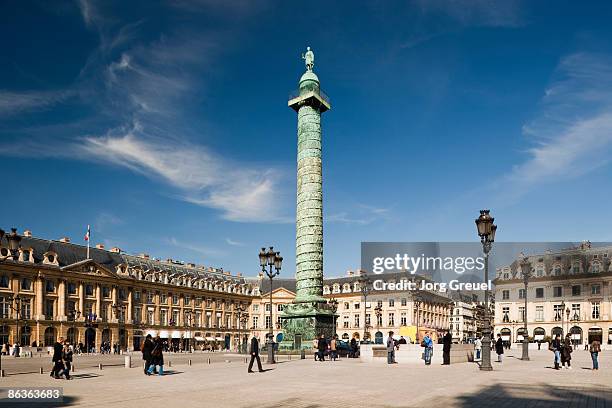 place vendome - plaza vendome fotografías e imágenes de stock