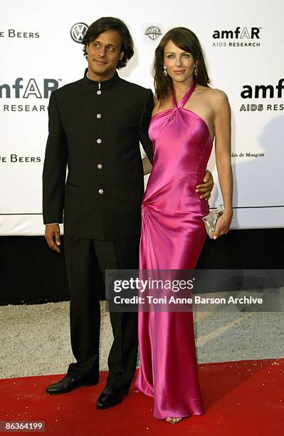 Arun Nayer and Elizabeth Hurley