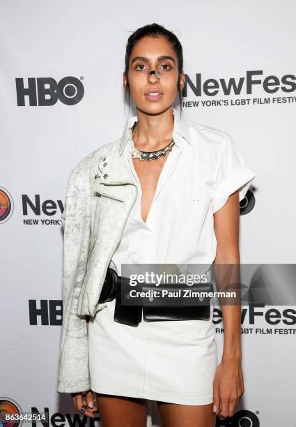 Mariah Pershadsingh attends NewFest 2017 Opening Night - Susanne Bartsch: On Top at SVA Theater on October 19, 2017 in New York City.