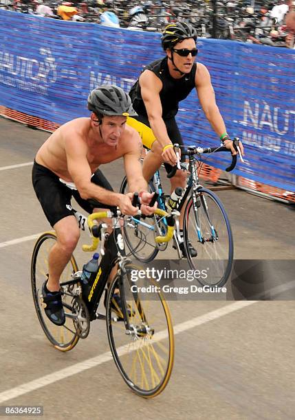 Actor Matthew McConaughey attending the 2008 Nautica Malibu Triathlon at Zuma Beach on September 14, 2008 in Malibu, California.