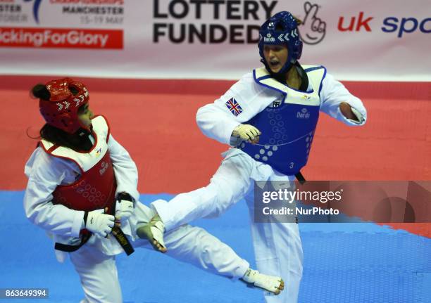 Amy Truesdale of Great Briatain against Seyma Nur Emeksiz of Turkey 44 F +58KG Semi-Final during 7th World Para Taekwondo Championships 2017 at...