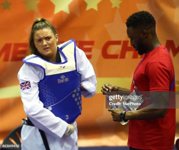 Amy Truesdale of Great Briatain during 7th World Para Taekwondo Championships 2017 at Copper Box Arena London on 19 Oct 2017