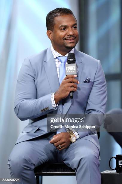 Actor and TV personality Alfonso Ribeiro discusses the show "AFV" at Build Studio on October 20, 2017 in New York City.