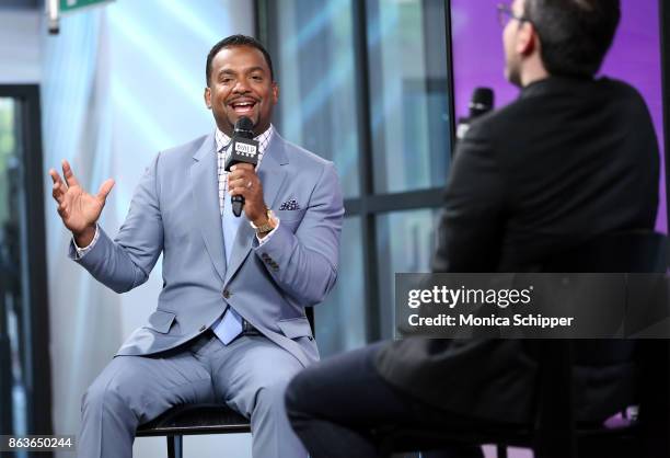 Actor and TV personality Alfonso Ribeiro discusses the show "AFV" at Build Studio on October 20, 2017 in New York City.