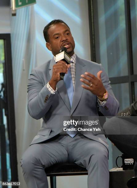 Alfonso Ribeiro attends Build series to discuss the show "AFV" at Build Studio on October 20, 2017 in New York City.