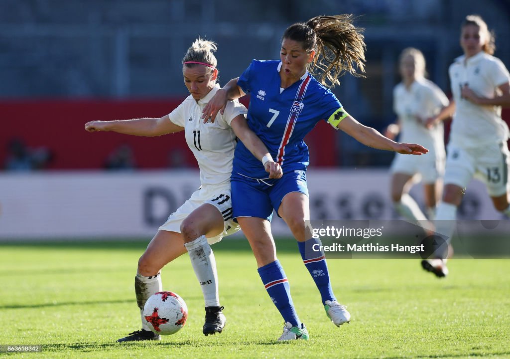 Germany Women's v Iceland Women's - 2019 FIFA Women's World Championship Qualifier