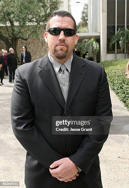 Big John McCarthy attends "Simply Believe": A Celebration Of Charles "Mask" Lewis Jr. Held at The Crystal Cathedral on April 14, 2008 in Garden...