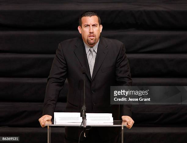 Big John McCarthy attends "Simply Believe": A Celebration Of Charles "Mask" Lewis Jr. Held at The Crystal Cathedral on April 14, 2008 in Garden...