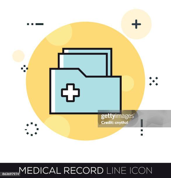 illustrations, cliparts, dessins animés et icônes de icône de la ligne d’enregistrement médical - support denregistrement audio