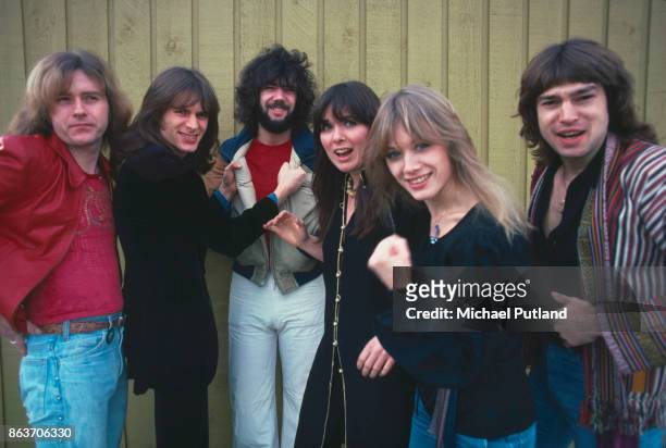 American rock group Heart, New York, February 1978. From left to right: guitarist Howard Leese, guitarist Roger Fisher, drummer Michael DeRosier,...