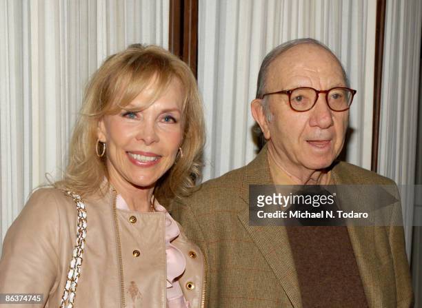Elaine Joyce and Neil Simon attend the 25th Anniversary of Creative Alternatives of New York at the Loeb Central Park Boathouse on May 4, 2009 in New...