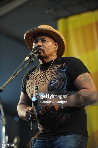 Aaron Neville of The Neville Brothers performs on Day 4 of the 2nd Weekend of the 40th Annual New Orleans Jazz & Heritage Festival Presented by Shell...